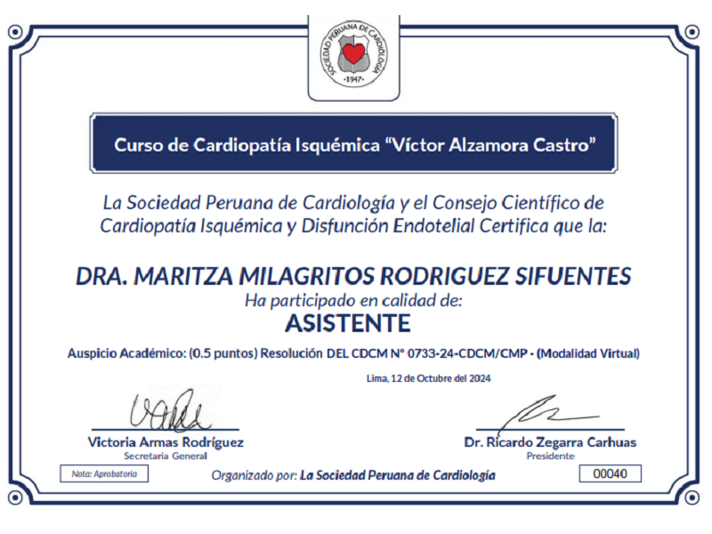 5.- CURSO CARDIOPATIA ISQUEMICA, 2024